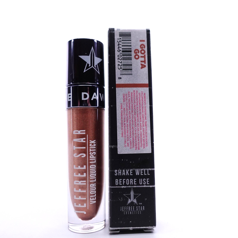 Jeffree Star Velour Liquid Lipstick I Gotta Go Rose Gold Brand Dawson New in Box